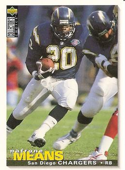 Natrone Means San Diego Chargers 1995 Upper Deck Collector's Choice #175